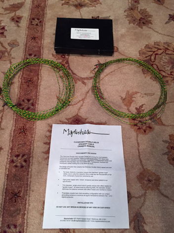 Mapleshade Clearview Double Helix Plus speaker cable  O...