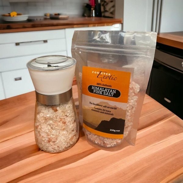 Gourmet Himalayan Salt Grinder plus 500g Refill Packet