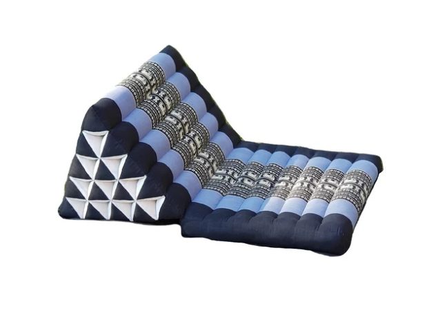 Thai kapok cushion Jumbo 1-FOLD Thai Triangle Pillow Mat - 2 models available