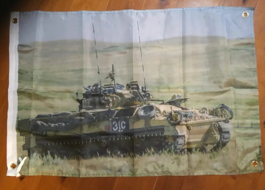 British army Tank banner