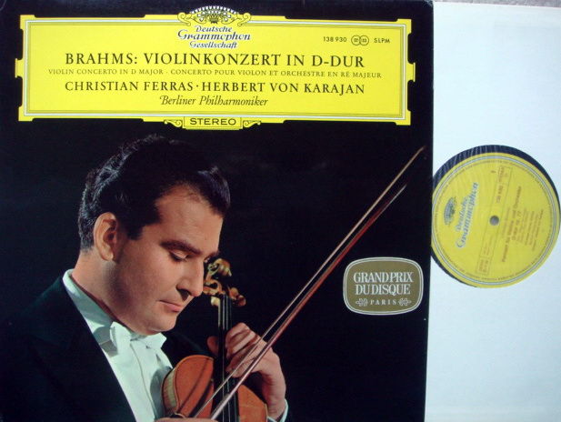 DGG / FERRAS-KARAJAN, - Brahms Violin Concerto, NM!