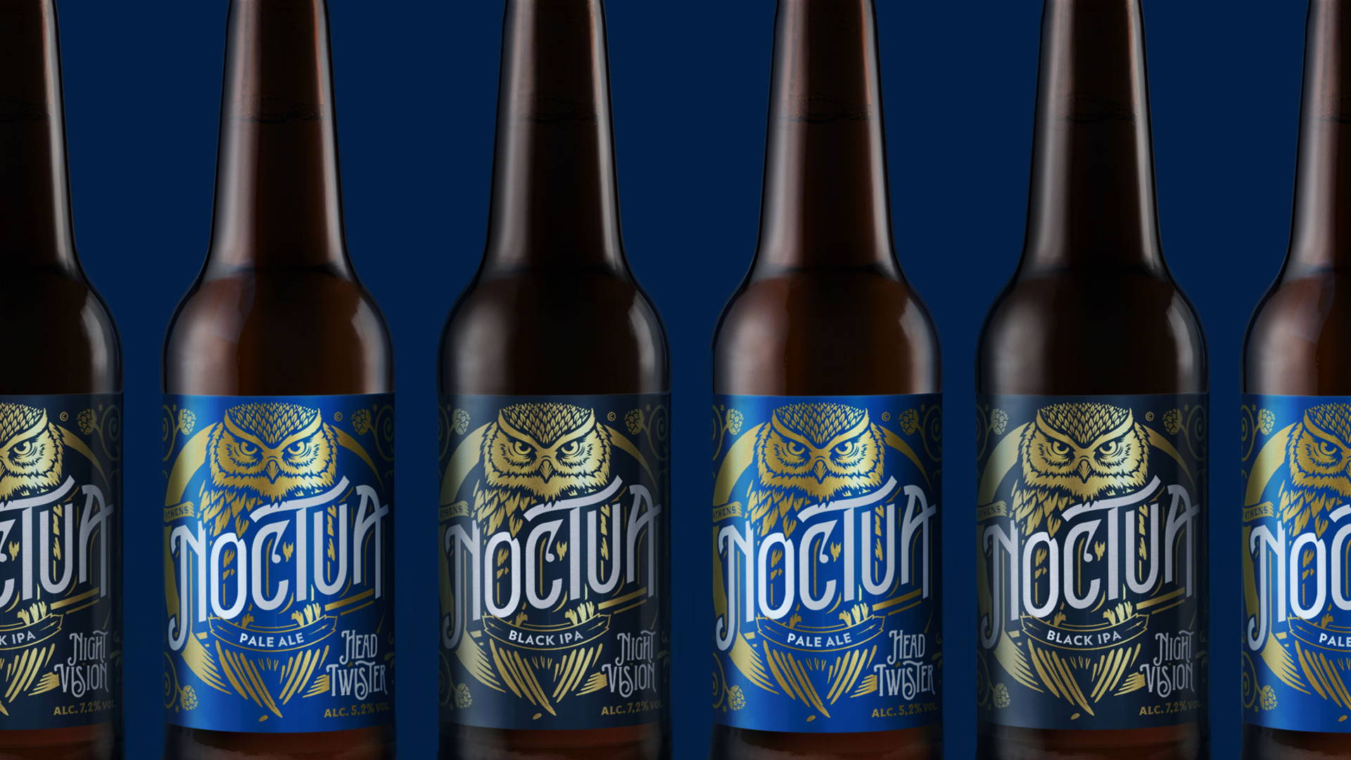 Featured image for Athenian Design Agency Channels Nocturnal Animals For This Microbrewery