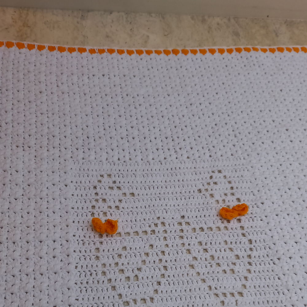 Goose baby blanket