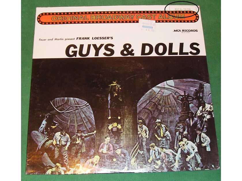 GUYS & DOLLS - Original Broadway Cast -  * MCA RECORDS MCA-1628 *   NEW/SEALED