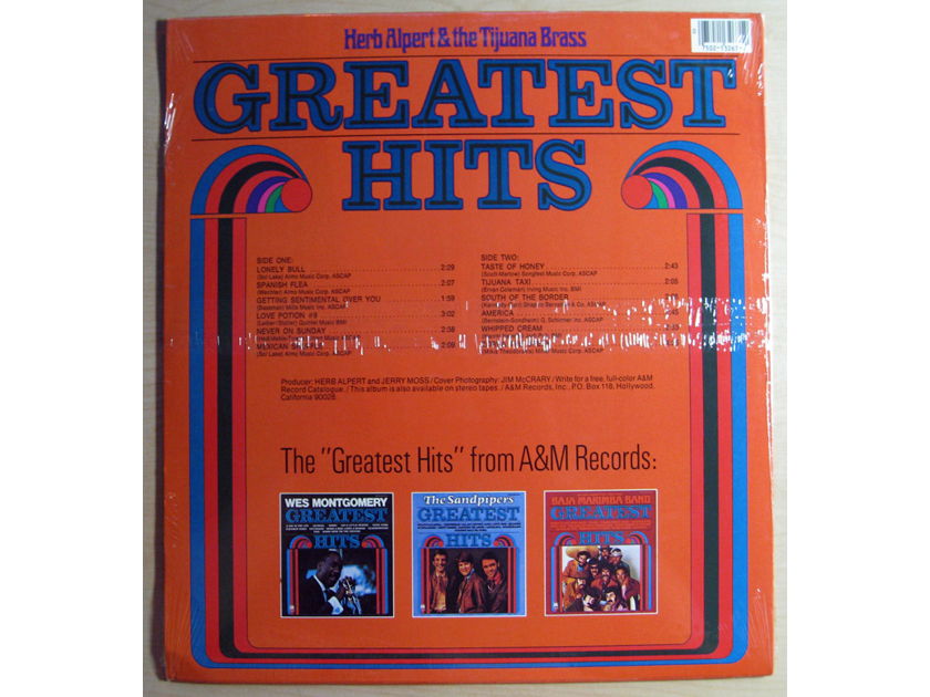 Herb Alpert & The Tijuana Brass - Greatest Hits -  A&M Records SP-3267