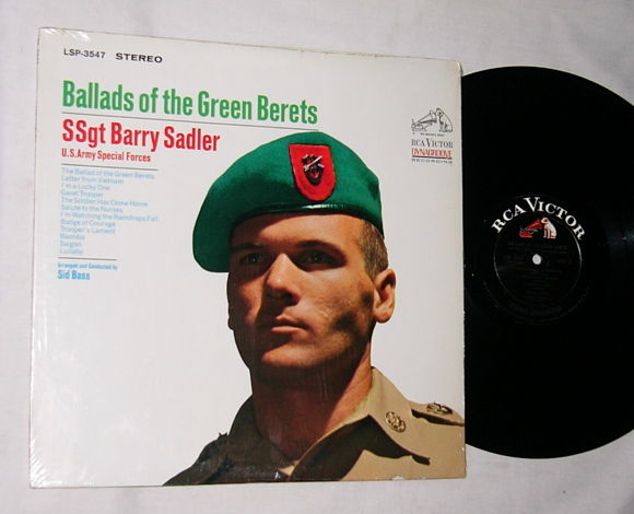 SGT BARRY SANDLER LP-- - BALLADS OF THE GREEN BERETS-- ...