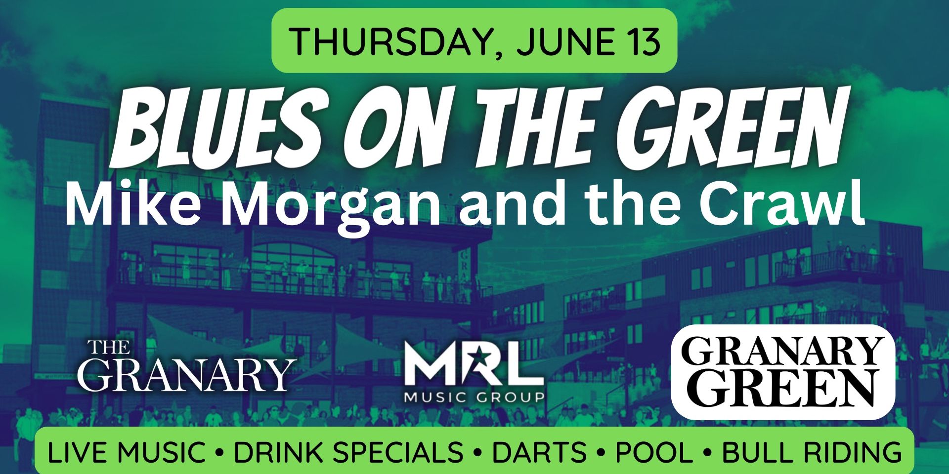 Blues on the Green with Mike Morgan & The Crawl promotional image