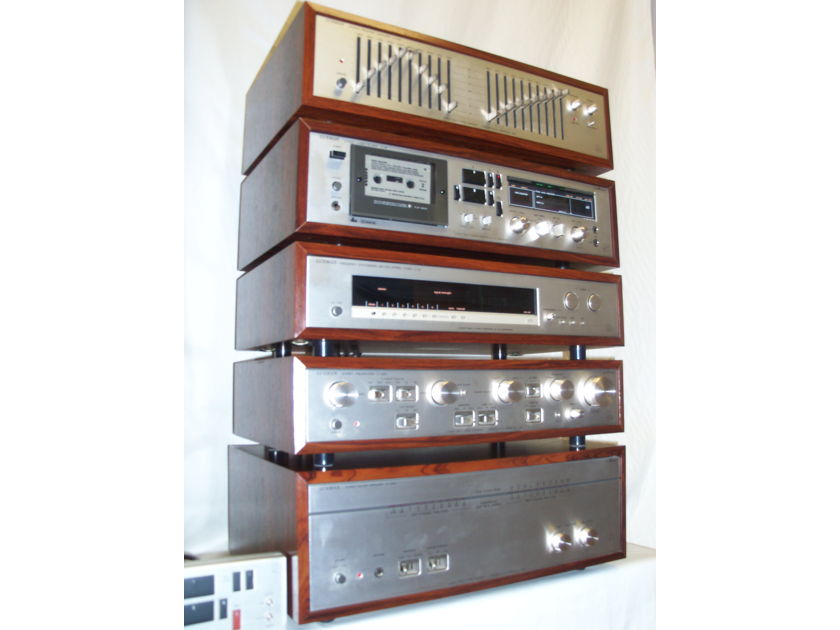 Vintage Luxman Audio Amplifer  M120a, G-120a, T-115, C-120a, K-118, remote