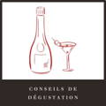 Bouton pour la page Conseils de dégustation du Gin