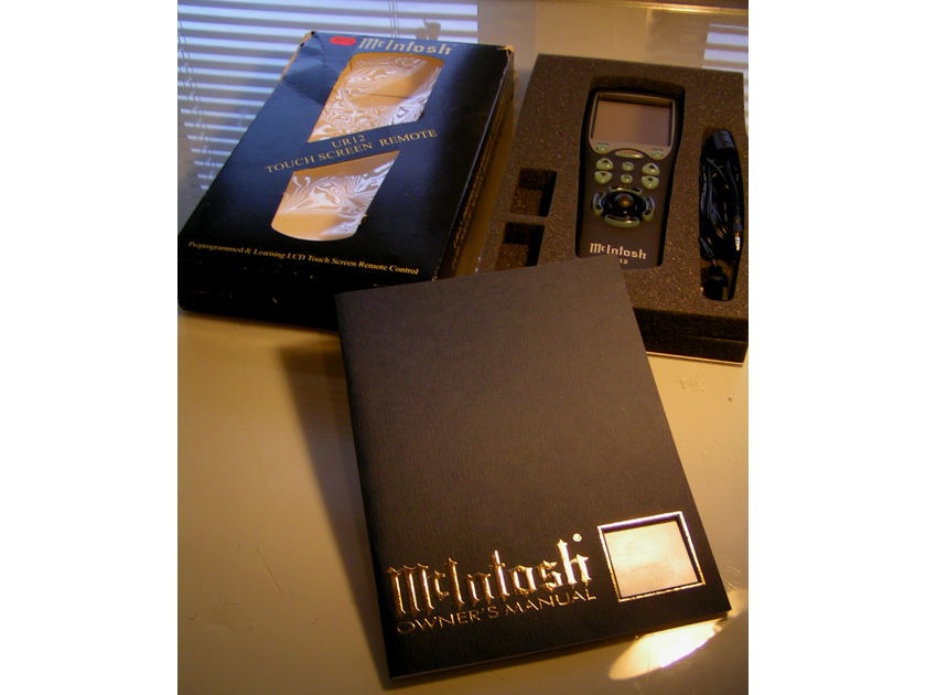 McIntosh Preprogrammed Remote UR12 Touchscreen/Learning Rem., Demo, Original Box