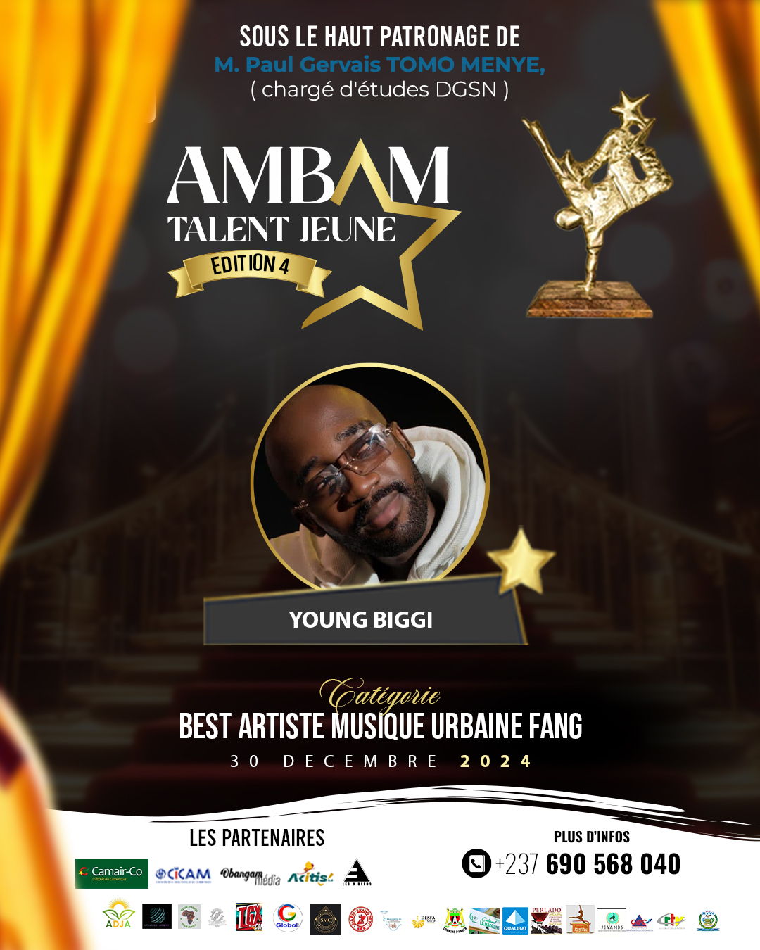 Young BIGUI urban artiste Fang