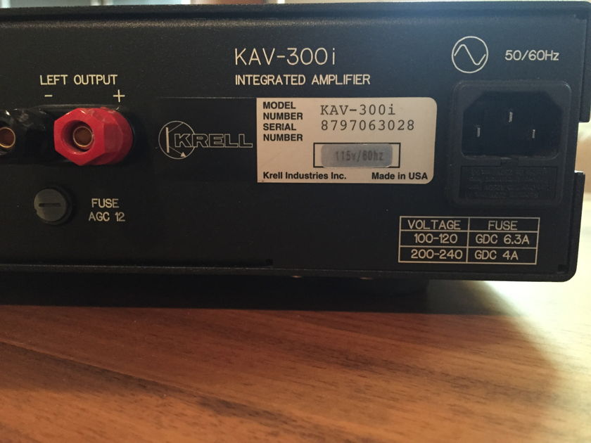 Krell KAV-300i Integrated Amp