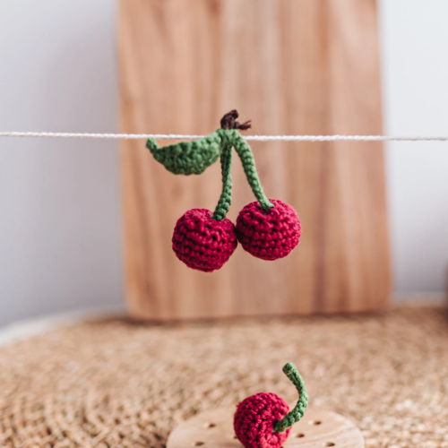 KERSEN haakpatroon PDF - Amigurumi Eten Haakspel Eten Schattig Haakpatroon Haak Kersen Eten Haakpatroon Haak Sleutelhanger