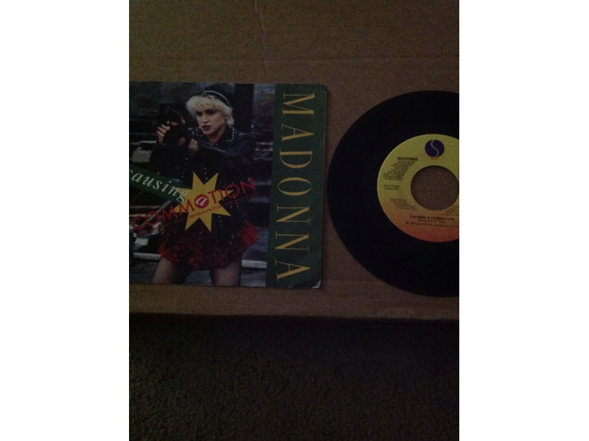 Madonna - Causing A  Commotion/Jimmy Jimmy  B Side Has No Record Label Sire Records Vinyl 45 Single NM