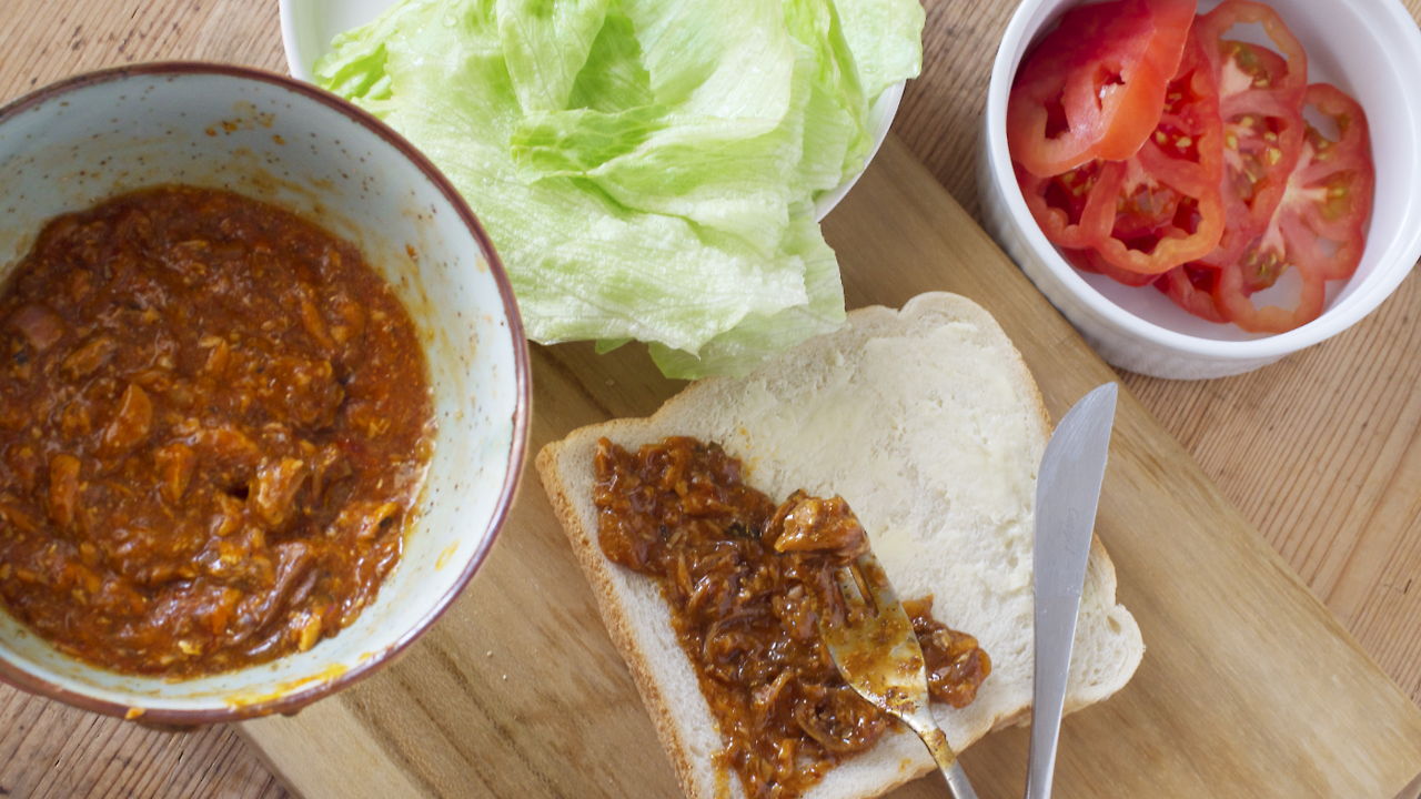 Sardine Sandwich Southeast Asian Recipes Nyonya Cooking
