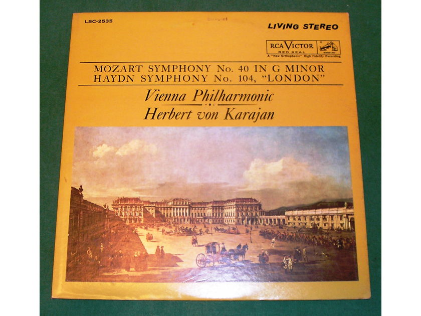 Karajan "Mozart Symphony In G Minor" - 1961 RCA RED SEAL SHADED DOG LSC-2335 ***VINYL NM 9/10***