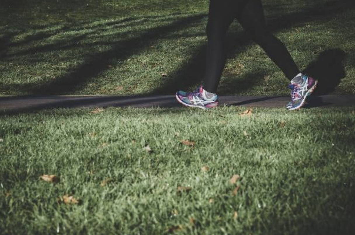 Person walking outdoors: Why is walking good for weight loss?