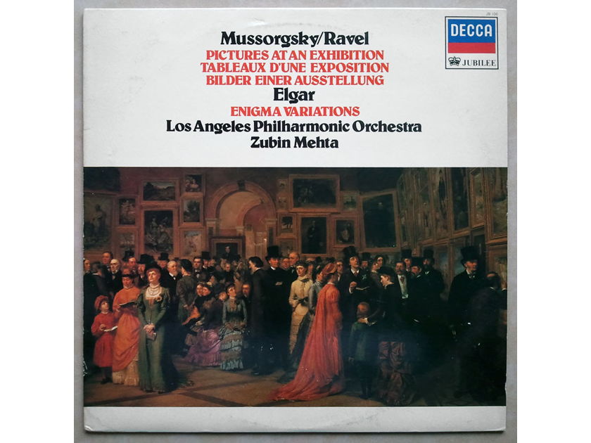 Decca/Mehta/Elgar - Enigma Variations, Mussorgsky-Ravel Pictures At An Exhibition ... / NM