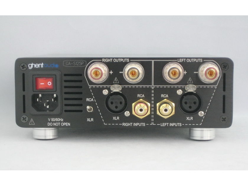 ghentaudio GA-S125P Stereo 125w x 2/ch (Powered by ICEpower)