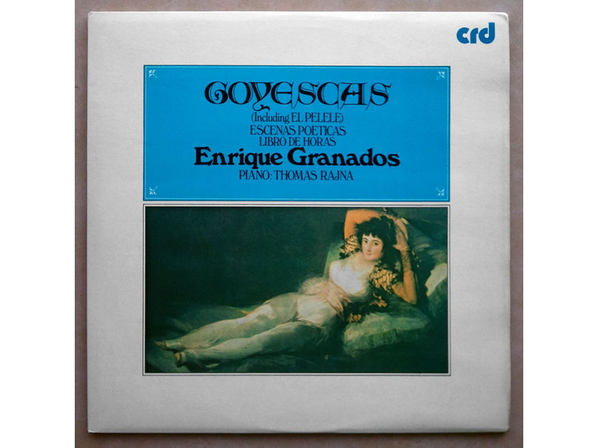 UK CRD Records/Thomas Rajna/Granados - Goyescas, Escenas Poeticas, Libro de horas / 2-LP / NM