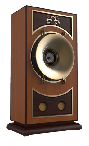 Massive silica bronze horns and 32" woofer set in coaxial provide the biggest most coherent sound possible 