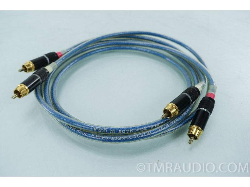 Straight Wire Rhapsody RCA Cables;  1.5m Pair Interconnects (9113)