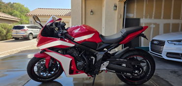 2024 HONDA CBR650R motorcycle for rent near Chandler, AZ