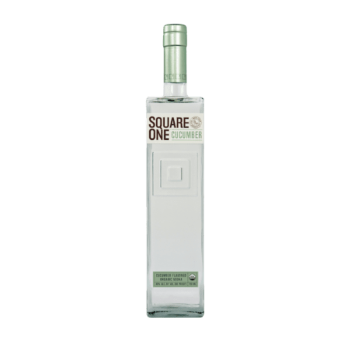 Bottle of Cucumber Square One Vodka