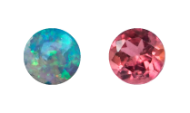 October birthstones jewelry: Opal and Tourmaline
