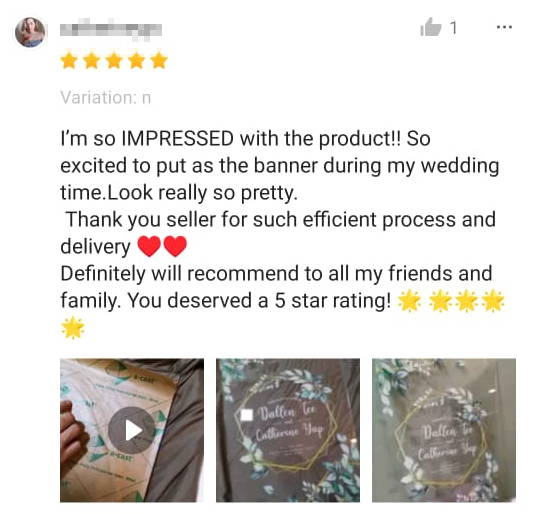 Wedding Welcome Signage Example
