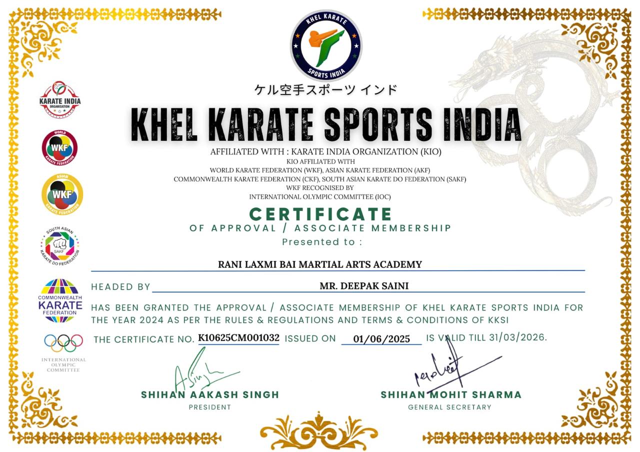 Associate Membership Certificate