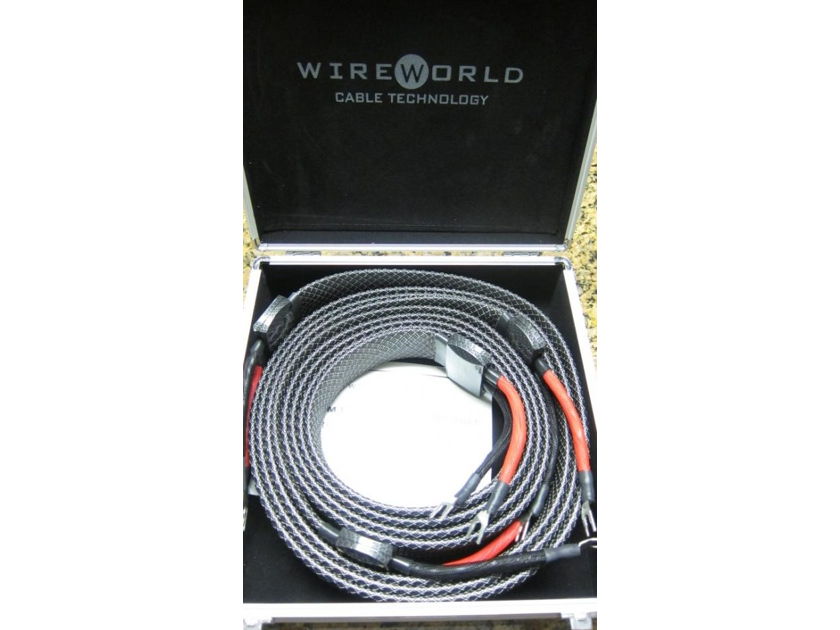 WireWorld Platinum Eclipse 3M Speaker Cables - spades both ends