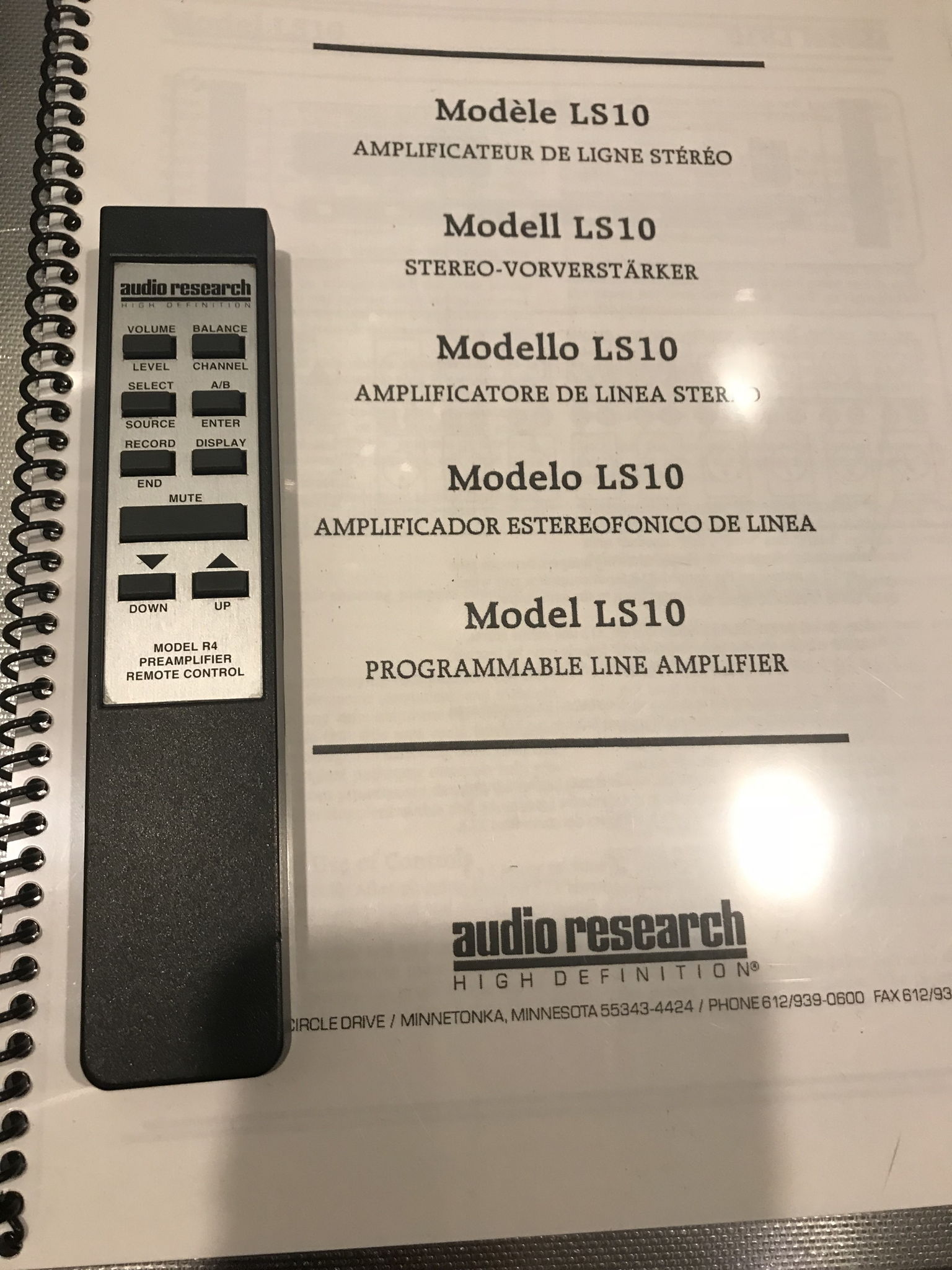 Audio Research LS-10 Programmable Line Stage 13