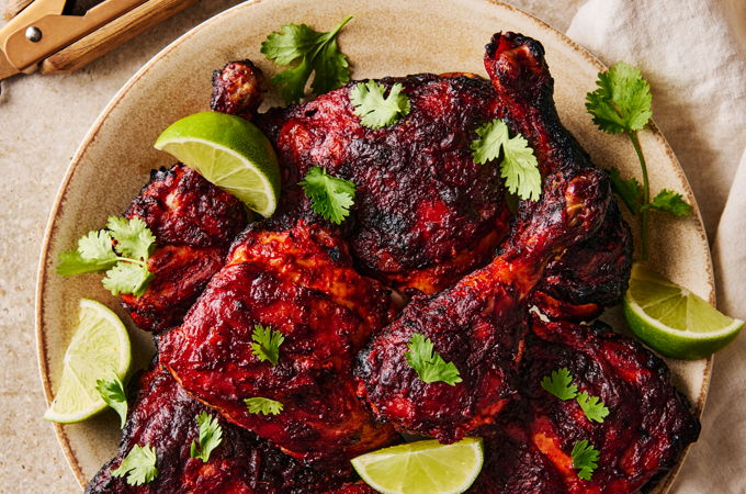 Cuisses de poulet <i>al pastor</i>