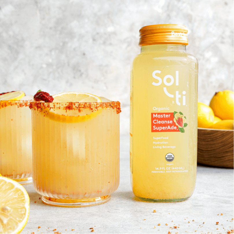 Spicy Lemon Drop Mocktail  - Master Cleanse SuperAde