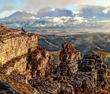 На плато Бермамыт в мини-группе из Ессентуков