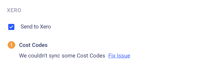 Bill cost code issue