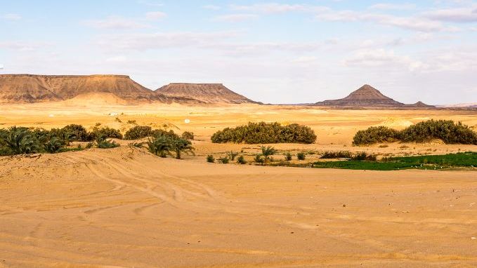 White Desert in Bahariya Oasis
