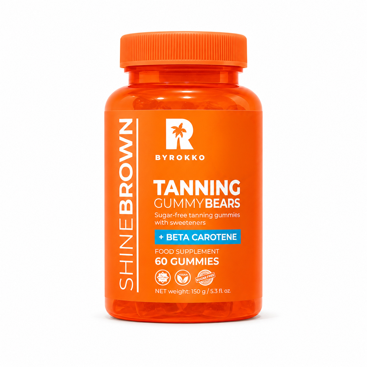SHINE BROWN BETA CAROTENE TANNING GUMMY BEARS