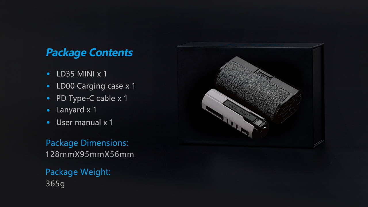 IMALENT LD35 Rechargeable EDC Flashlight