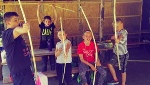 foto galerie bushcraft sauerland kindergeburtstag im wald