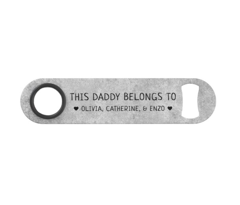 Bottle opener made from high-quality material, engraved your own message is the most unique valentine gift