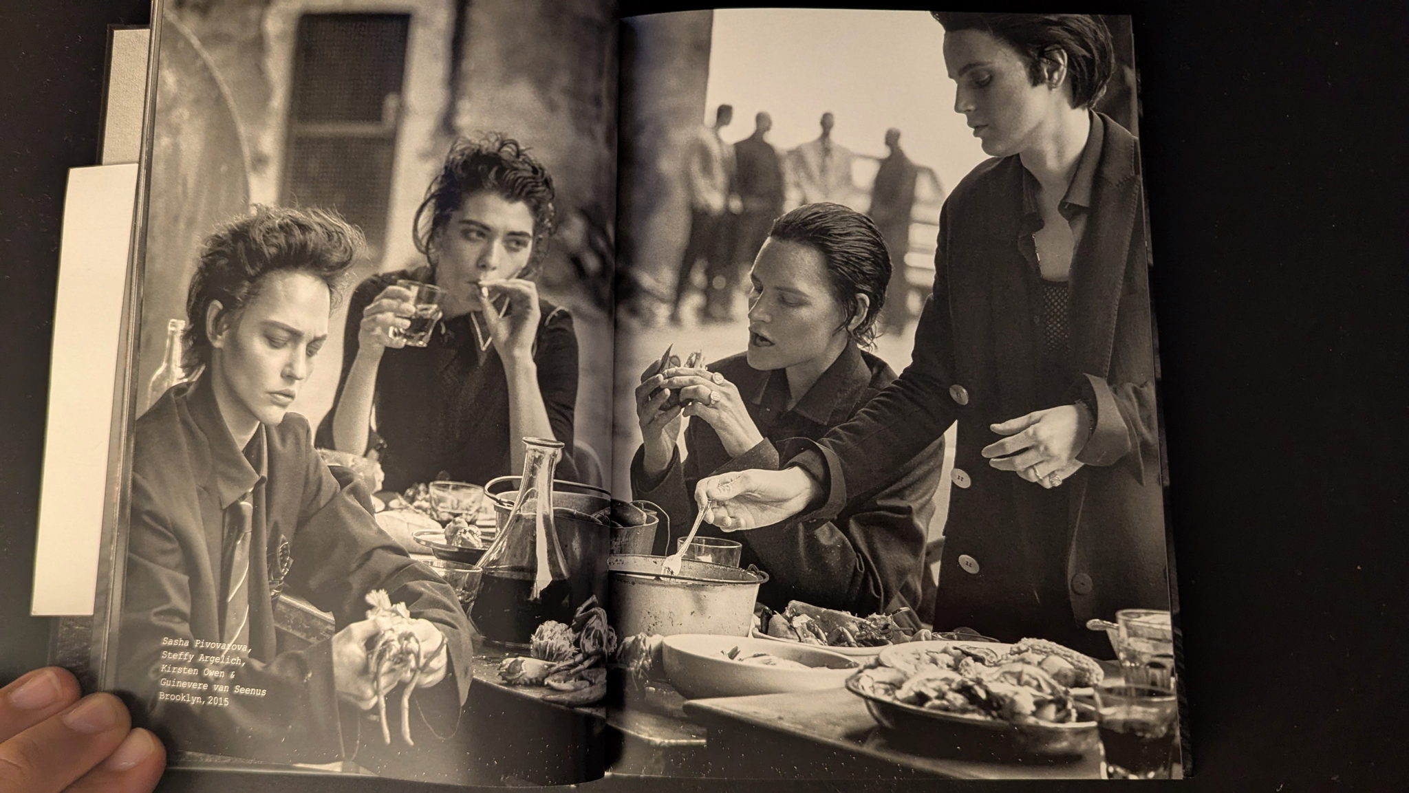 Brooklyn, 2015. Sasha, Steffy, Kirsten, Guinevere.