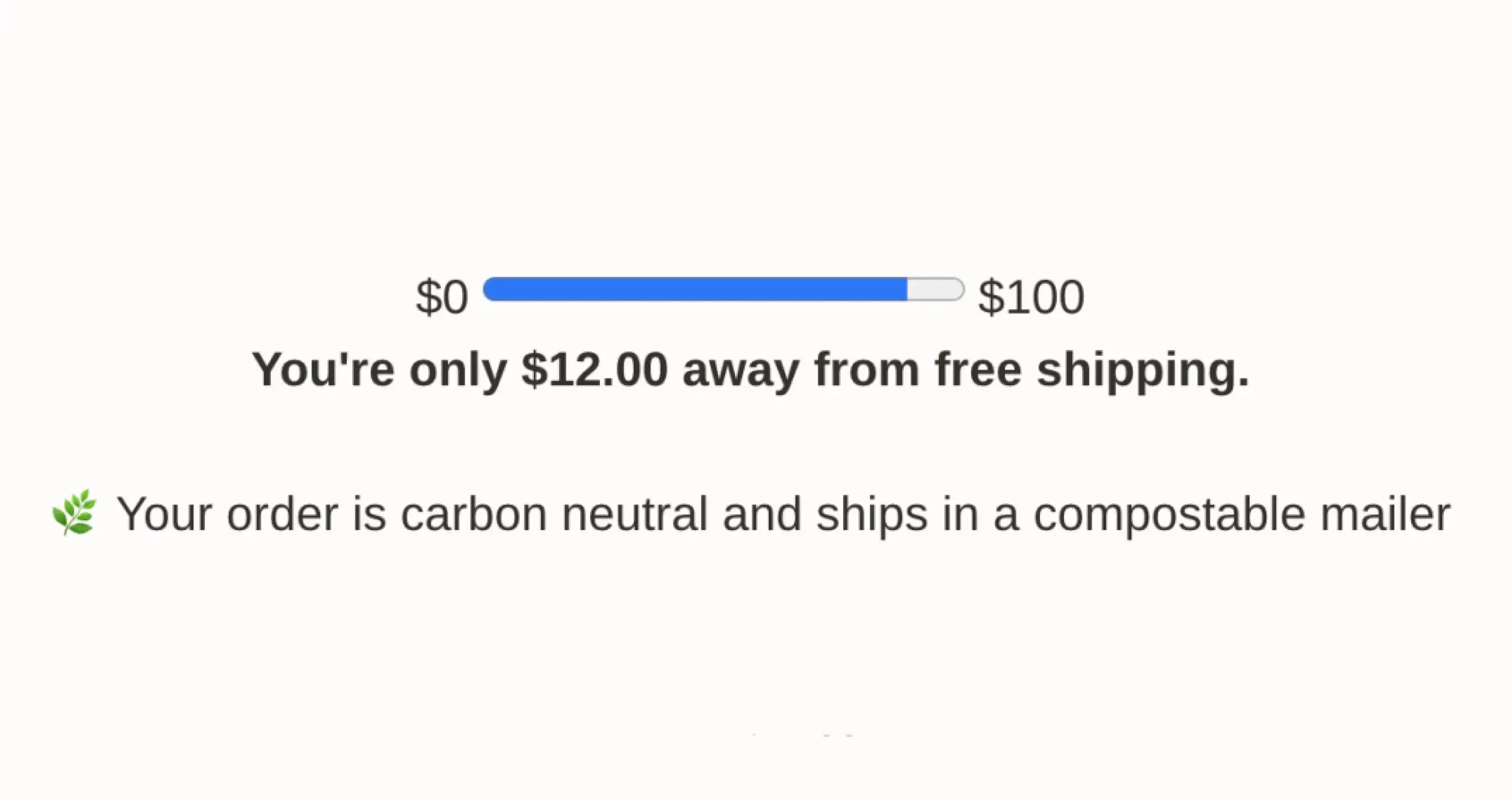 shopify free shipping progress bar