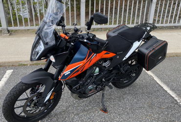 2022 KTM 390 ADVENTURE motorcycle for rent near West Milford, NJ