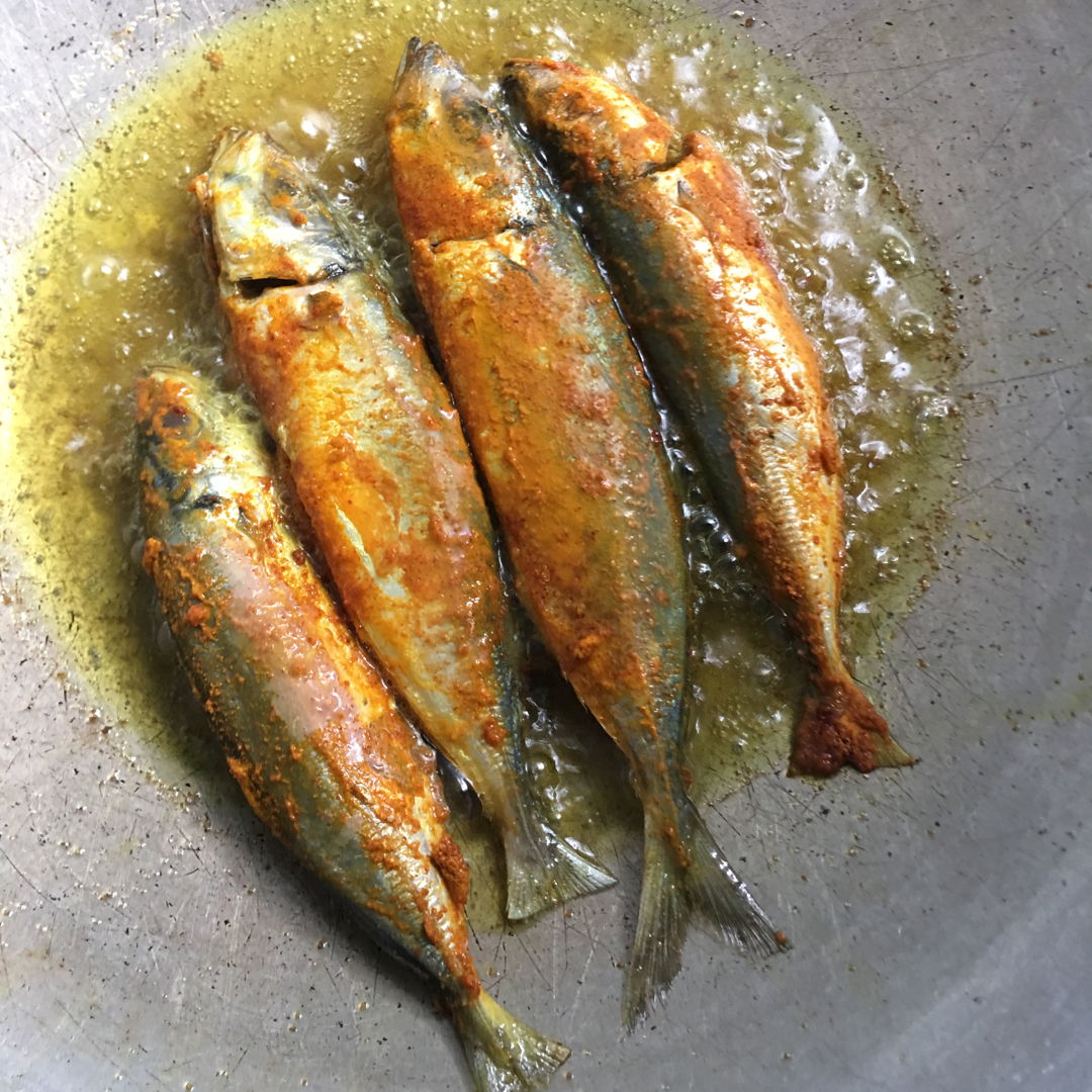 Nov 24th, 2019 - Turmeric  fried fishes.