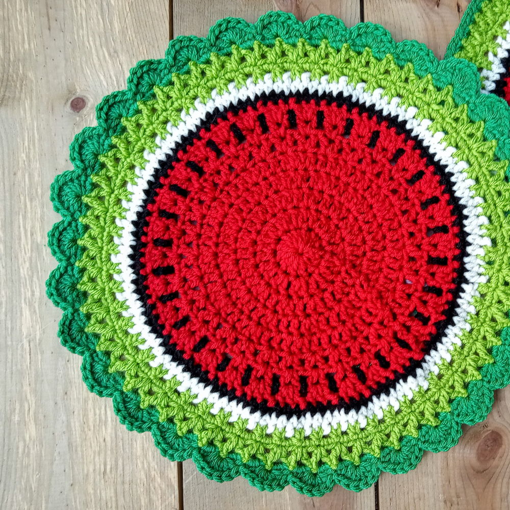 Watermelon Diverse Stitch Doily