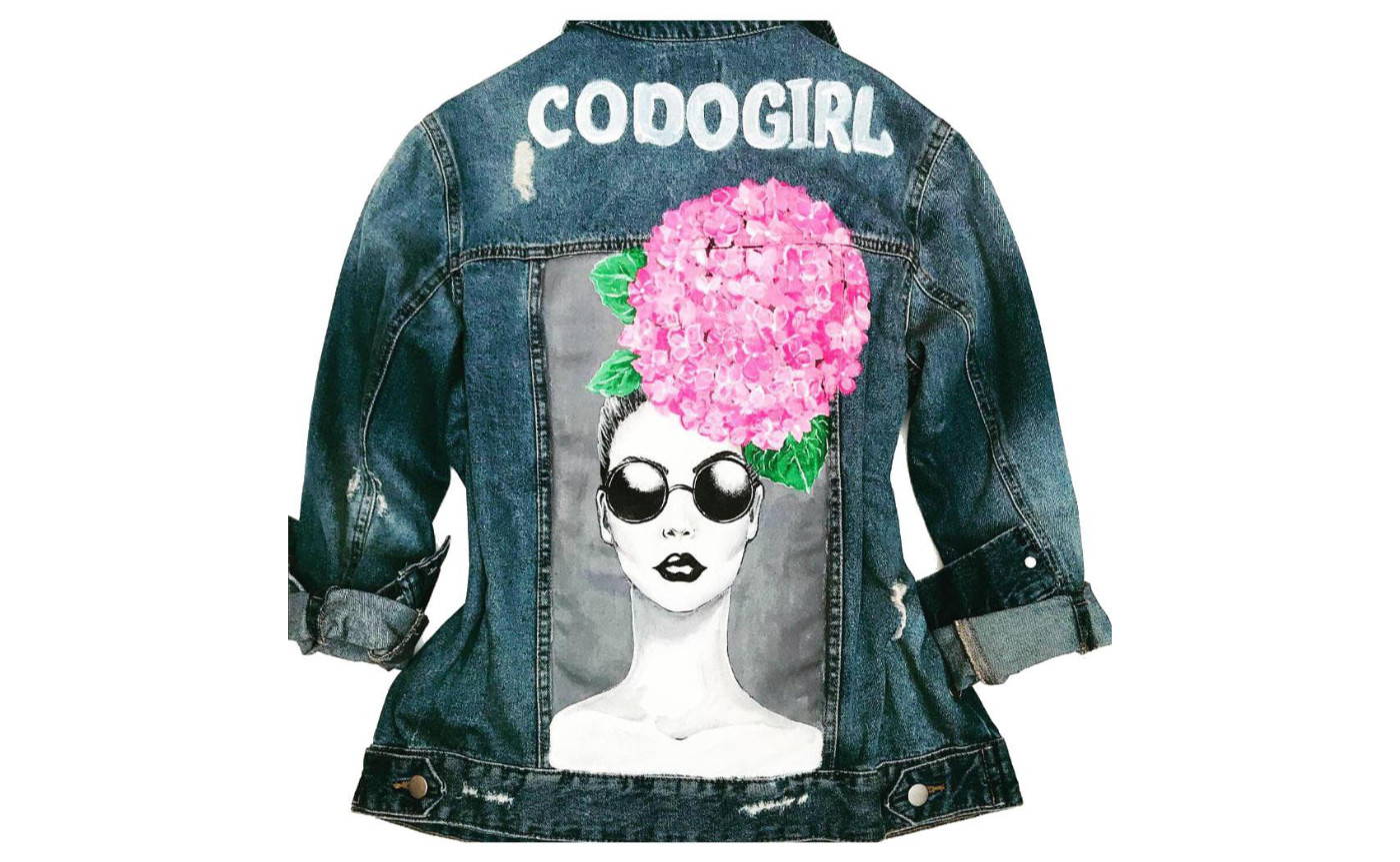 CODOGIRL Refashioned Denim - Hydrangea