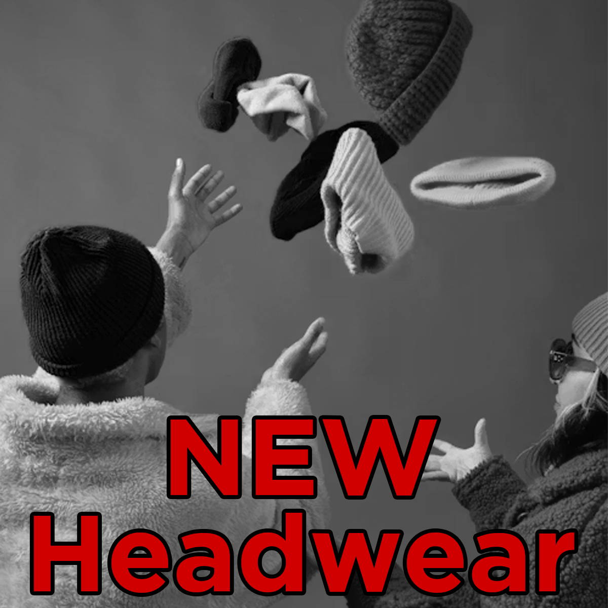 Newly released hats, caps, and knit styles