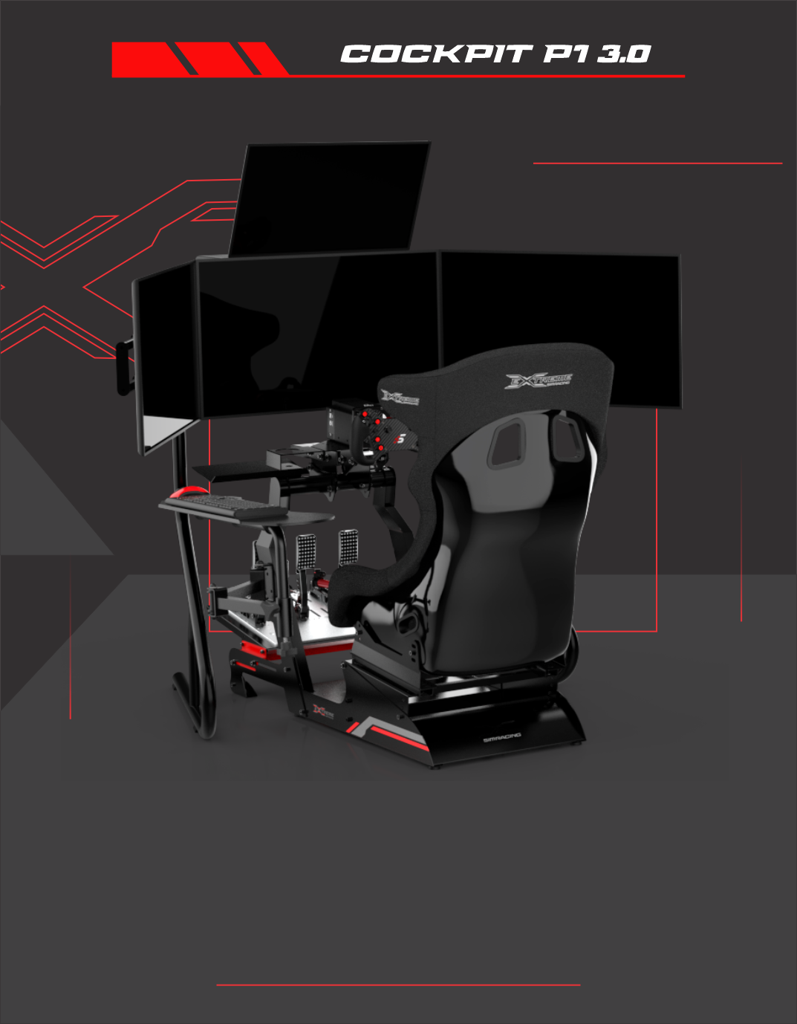 Black Friday: Kit Volante Simulador Logitech G920 + Suporte SXT V2 Extreme  SXT Extreme Simracing